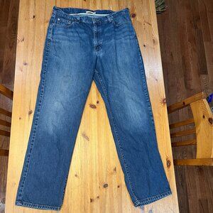LL Bean Natural Fit Jeans 36 x 32 (30) Blue Denim 100% Cotton 298658